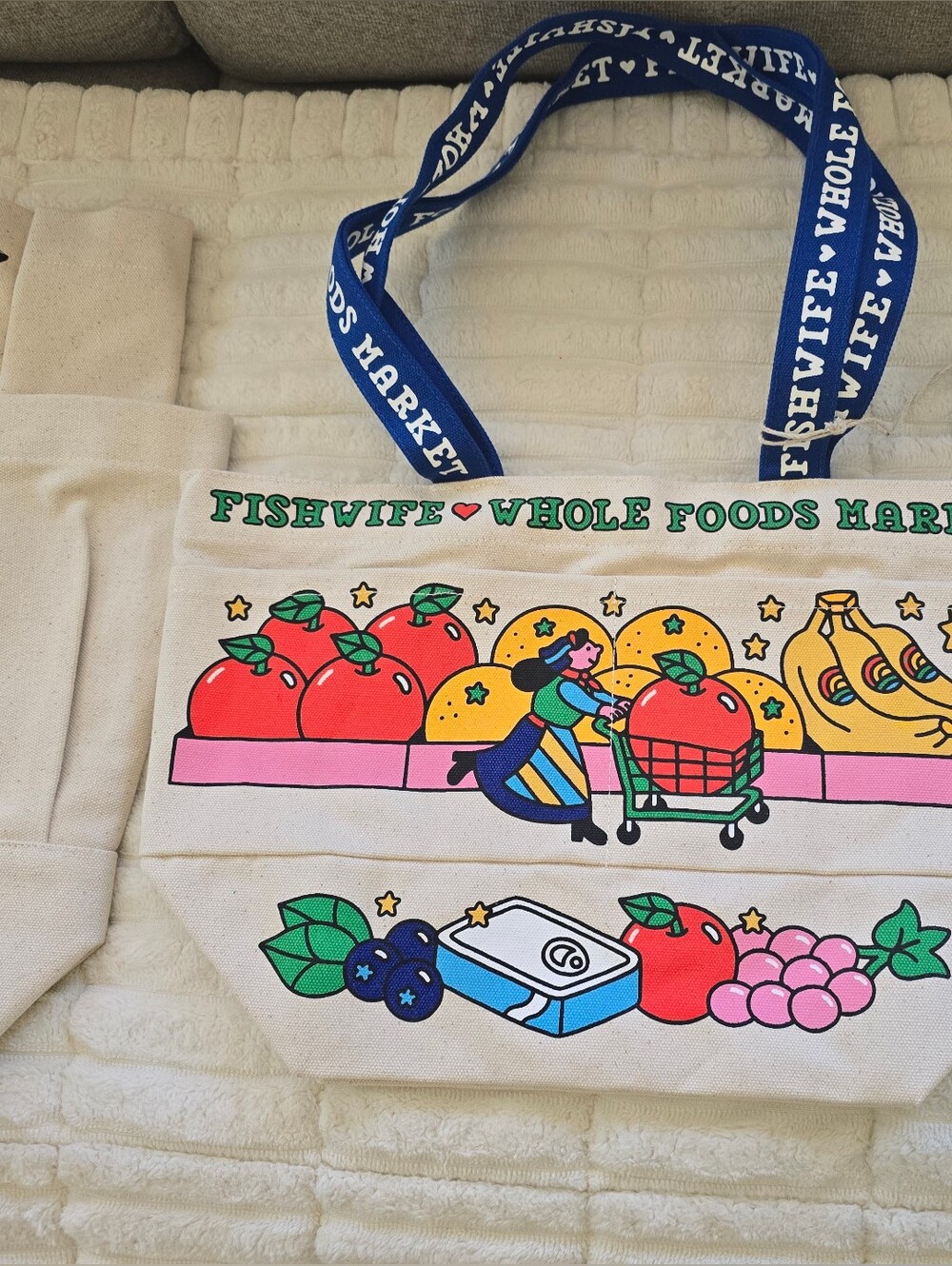 Fishwife X WholeFoods Tote Bag: Large, Medium And Mini - Picture 5 of 8